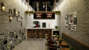 تصميم ديكور محل