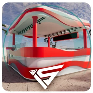 تصميم بوث و كشك booth & exhibition